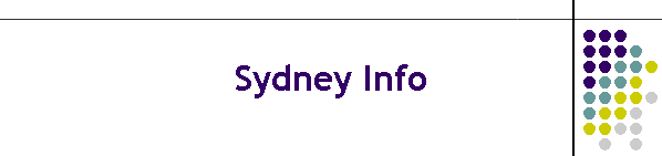 Sydney Info